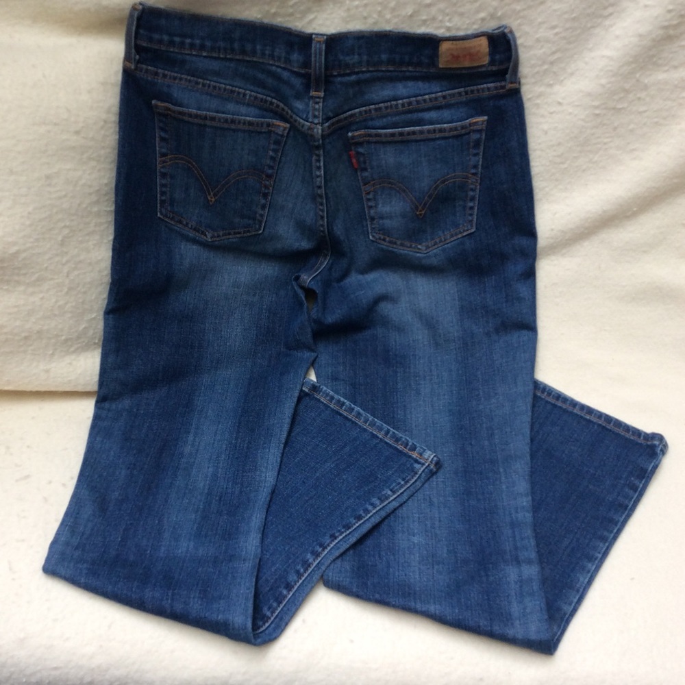 Levi’s mid-rise straight leg blue jeans - Picture 2 of 7
